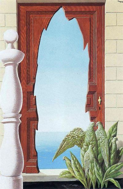 art oil painting reproduction of  Magritte Early Morning museum quality handmade