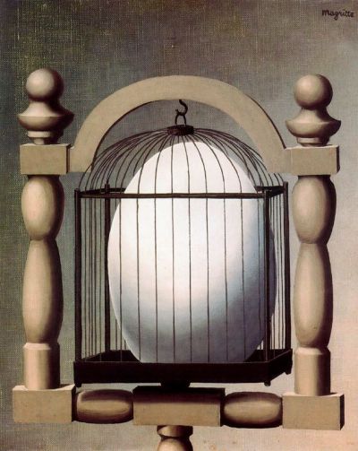 art oil painting reproduction of  Magritte Elective Affinities museum quality handmade