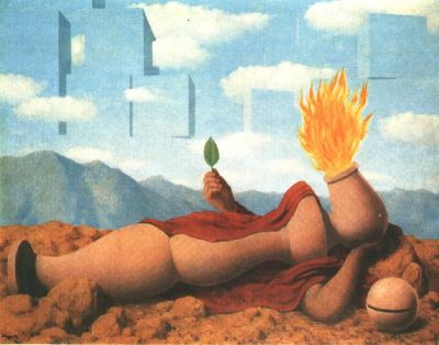 art oil painting reproduction of  Magritte Elementary Cosmogony museum quality handmade
