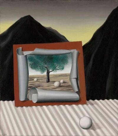 art oil painting reproduction of  Magritte Evening Signs 1926 museum quality handmade
