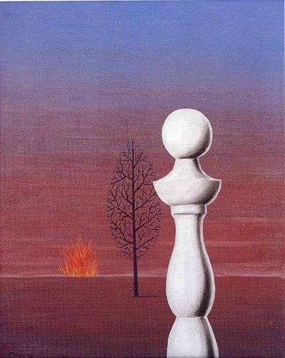 art oil painting reproduction of  Magritte Fashionable People museum quality handmade