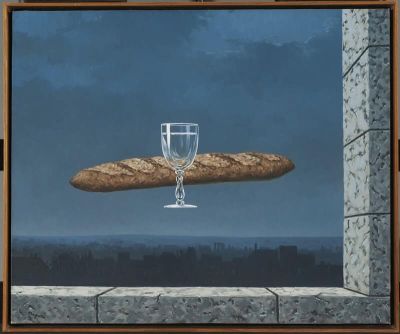 art oil painting reproduction of  Magritte Force Of Circumstance La Force Des Choses 1958 museum quality handmade