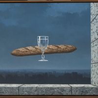 Magritte Force Of Circumstance La Force Des Choses 1958 Hand Painted Reproduction