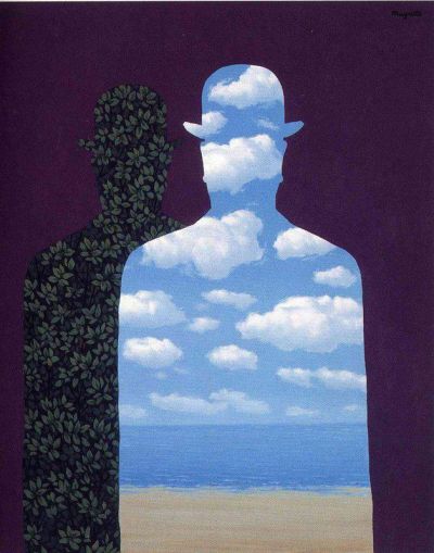 art oil painting reproduction of  Magritte High Society museum quality handmade