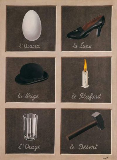 art oil painting reproduction of  Magritte La Clef Des Songes - 1930 museum quality handmade