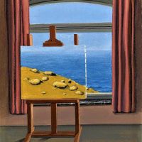 Magritte La Condition Humaine 1935