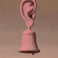 Magritte La Lecon De Musique 1965 Hand Painted Reproduction