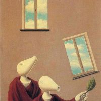 Magritte Natural Encounters Hand Painted Reproduction