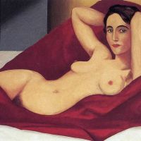 Magritte Reclining Nude