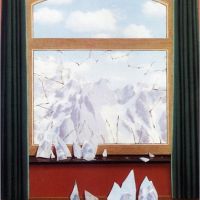 Magritte The Domain Of Arnheim 2 Hand Painted Reproduction
