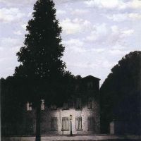 Magritte The Empire Of Lights 2 Hand Painted Reproduction