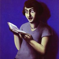 Magritte The Submissive Reader