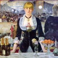 Manet A Bar At The Folies-bergere