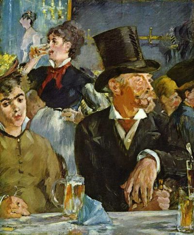 art oil painting reproduction of  Manet Cafe Concert museum quality handmade