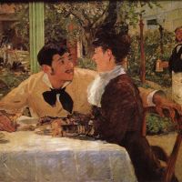 Manet Chez Le Pere Lathuille