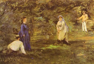 art oil painting reproduction of  Manet Croquet Party museum quality handmade