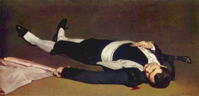art oil painting reproduction of  Manet Dead Torero museum quality handmade