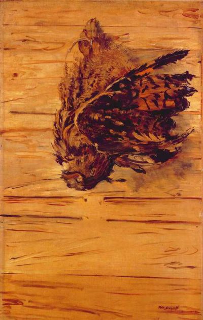 art oil painting reproduction of  Manet Dead Uhu museum quality handmade