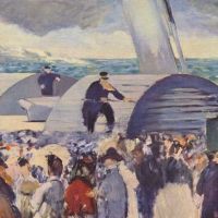 Manet Embarkation After Folkestone
