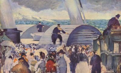 art oil painting reproduction of  Manet Embarkation After Folkestone museum quality handmade