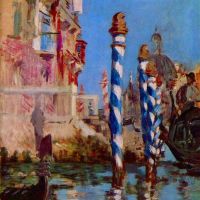 Manet Grand Canal In Venice