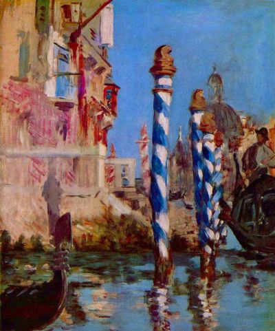art oil painting reproduction of  Manet Grand Canal In Venice museum quality handmade