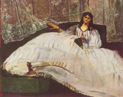 art oil painting reproduction of  Manet Lady With Fan museum quality handmade