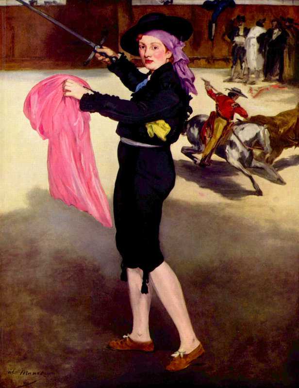Manet Mlle Victorine In The Costume Of A Matador museum quality