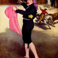 Manet Mlle Victorine In The Costume Of A Matador Hand Painted Reproduction