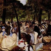 Manet Music In Tuilerie Garden
