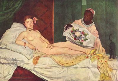art oil painting reproduction of  Manet Olympia museum quality handmade