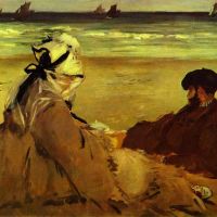 Manet On The Beach