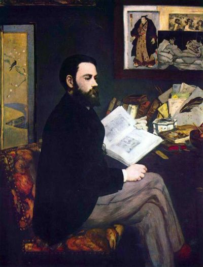 art oil painting reproduction of  Manet Portrait Of Emile Zola museum quality handmade