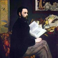 Manet Portrait Of Emile Zola Hand Painted Reproduction