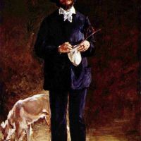 Manet Portrait Of Gilbert-marcellin Hand Painted Reproduction