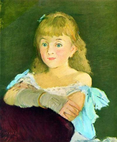 art oil painting reproduction of  Manet Portrait Of Lina Campineanu museum quality handmade