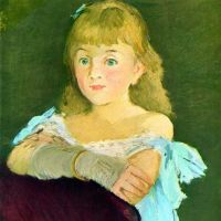 Manet Portrait Of Lina Campineanu Hand Painted Reproduction