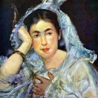Manet Portrait Of Marguerite De Conflans