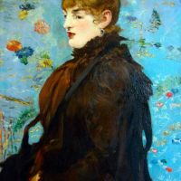 Manet Portrait Of Mery Laurent 1882