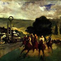 Manet Race At Longchamp