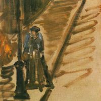Manet Rue Mossnier With Knife Grinder