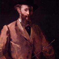 Manet Self Portrait With Pallette