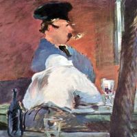Manet Tavern Hand Painted Reproduction