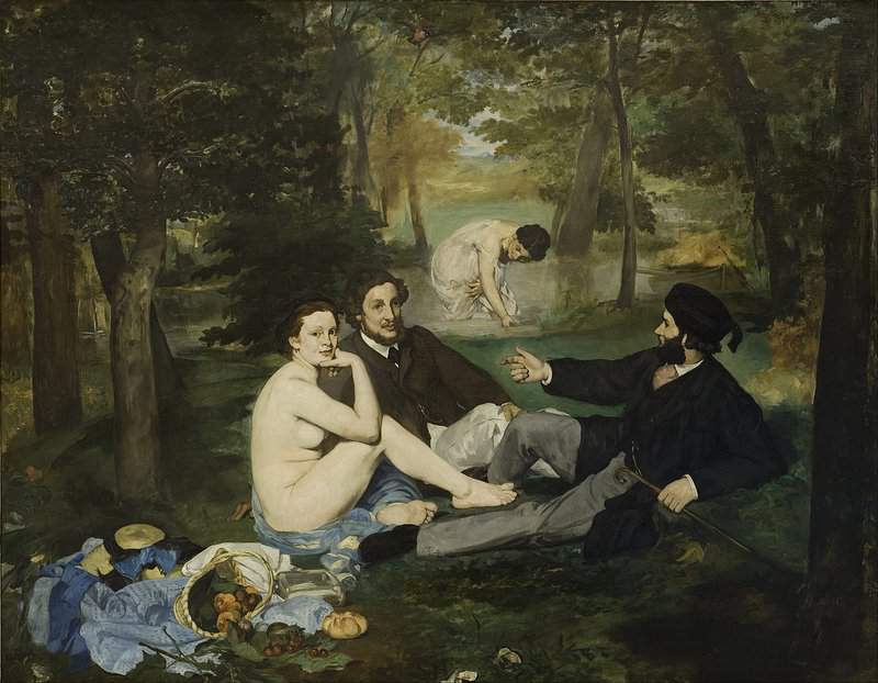 Manet The Luncheon On The Grass - 208 264.5 Cm museum quality