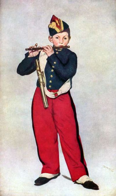art oil painting reproduction of  Manet The Piper museum quality handmade