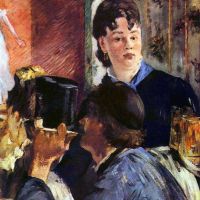 Manet Waitress By Edou