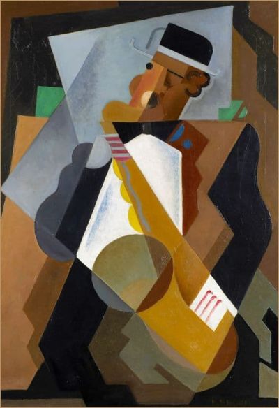 art oil painting reproduction of  Mar A Blanchard Le Saxophoniste museum quality handmade
