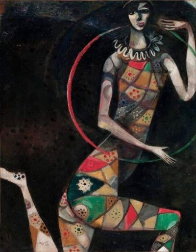 art oil painting reproduction of  Marc Chagall Acrobat 1914 museum quality handmade