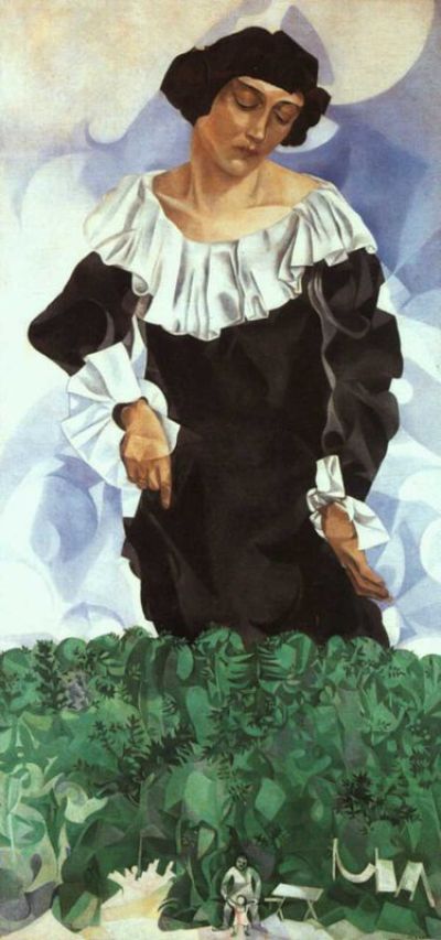 art oil painting reproduction of  Marc Chagall Bella With White Collar museum quality handmade