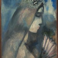 Marc Chagall Bride With Fan - 1911